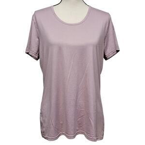 32 Degrees Cool Purple Tshirt Womens XL Scoop Neck‎ Short Sleeve Active Gym